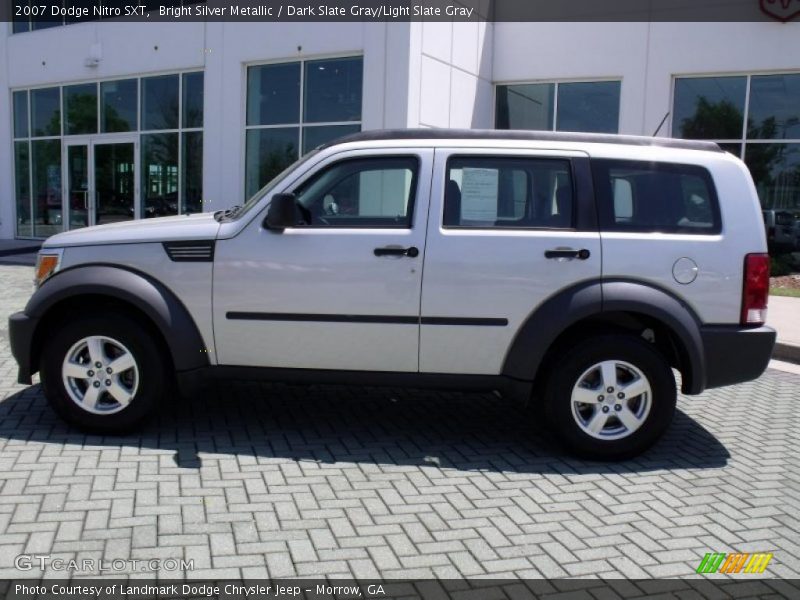 Bright Silver Metallic / Dark Slate Gray/Light Slate Gray 2007 Dodge Nitro SXT