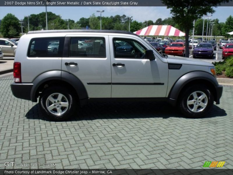 Bright Silver Metallic / Dark Slate Gray/Light Slate Gray 2007 Dodge Nitro SXT
