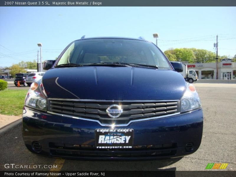 Majestic Blue Metallic / Beige 2007 Nissan Quest 3.5 SL