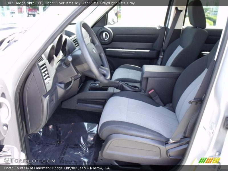 Bright Silver Metallic / Dark Slate Gray/Light Slate Gray 2007 Dodge Nitro SXT