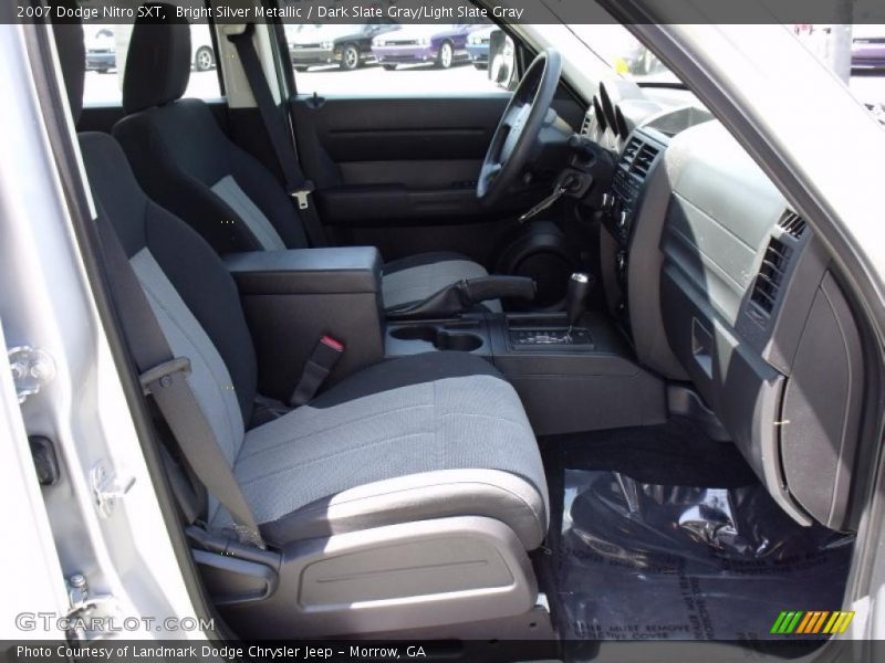 Bright Silver Metallic / Dark Slate Gray/Light Slate Gray 2007 Dodge Nitro SXT