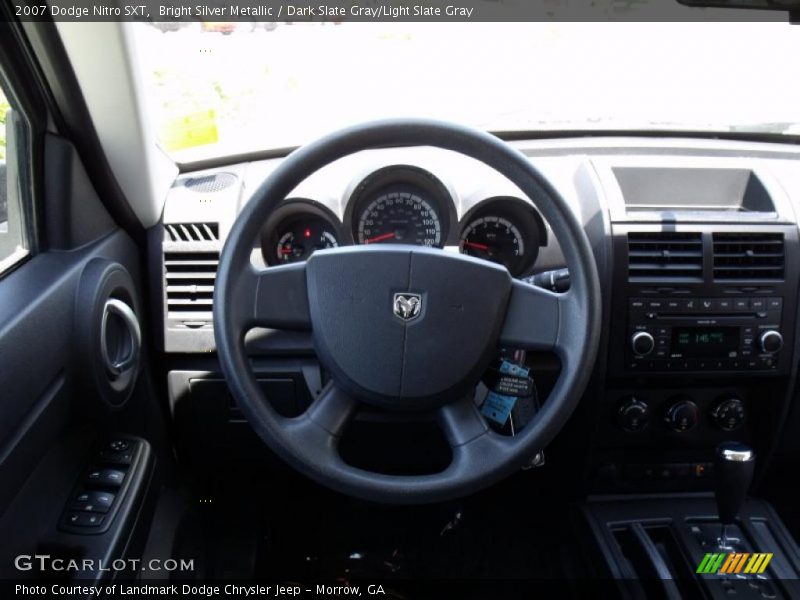 Bright Silver Metallic / Dark Slate Gray/Light Slate Gray 2007 Dodge Nitro SXT