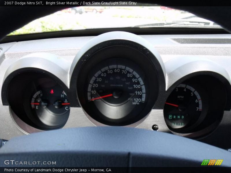 Bright Silver Metallic / Dark Slate Gray/Light Slate Gray 2007 Dodge Nitro SXT