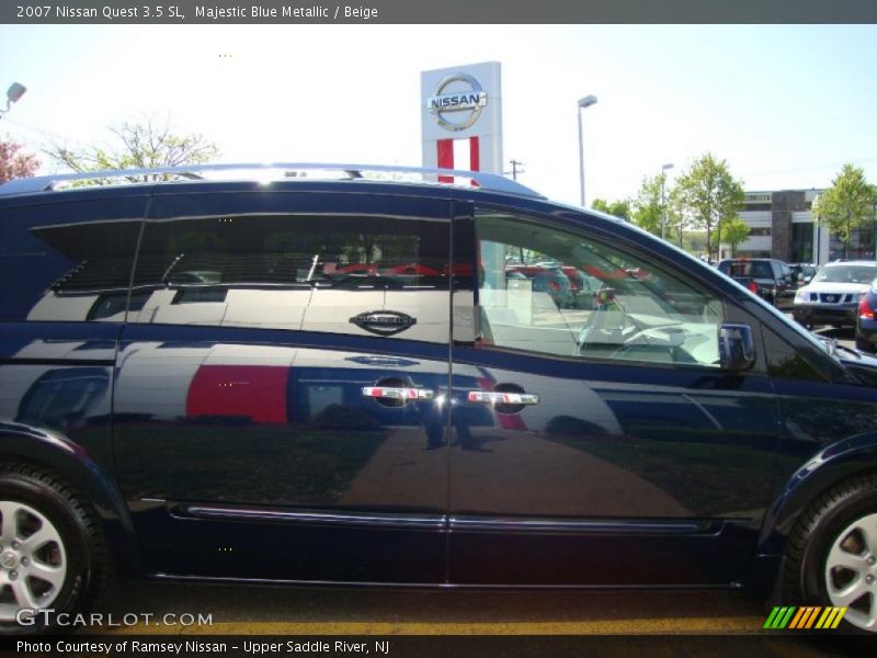 Majestic Blue Metallic / Beige 2007 Nissan Quest 3.5 SL