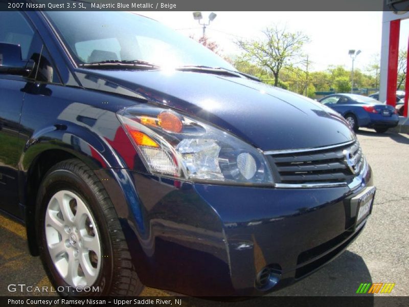 Majestic Blue Metallic / Beige 2007 Nissan Quest 3.5 SL