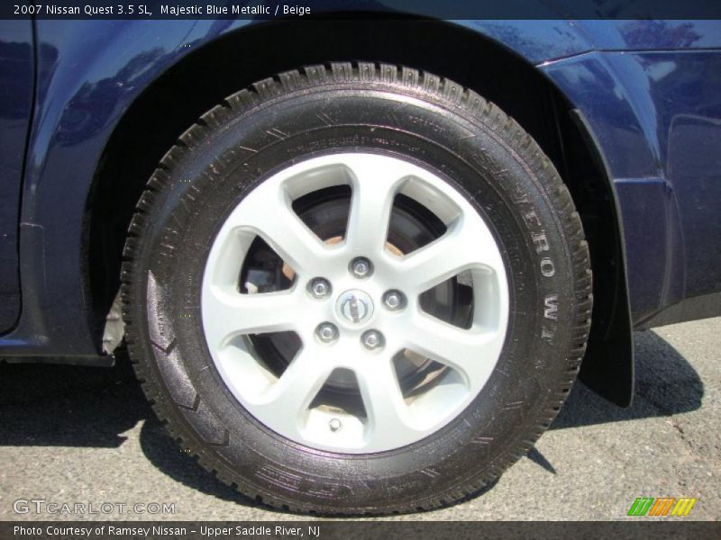 Majestic Blue Metallic / Beige 2007 Nissan Quest 3.5 SL