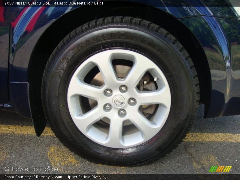 Majestic Blue Metallic / Beige 2007 Nissan Quest 3.5 SL