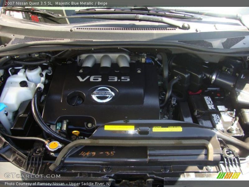 Majestic Blue Metallic / Beige 2007 Nissan Quest 3.5 SL