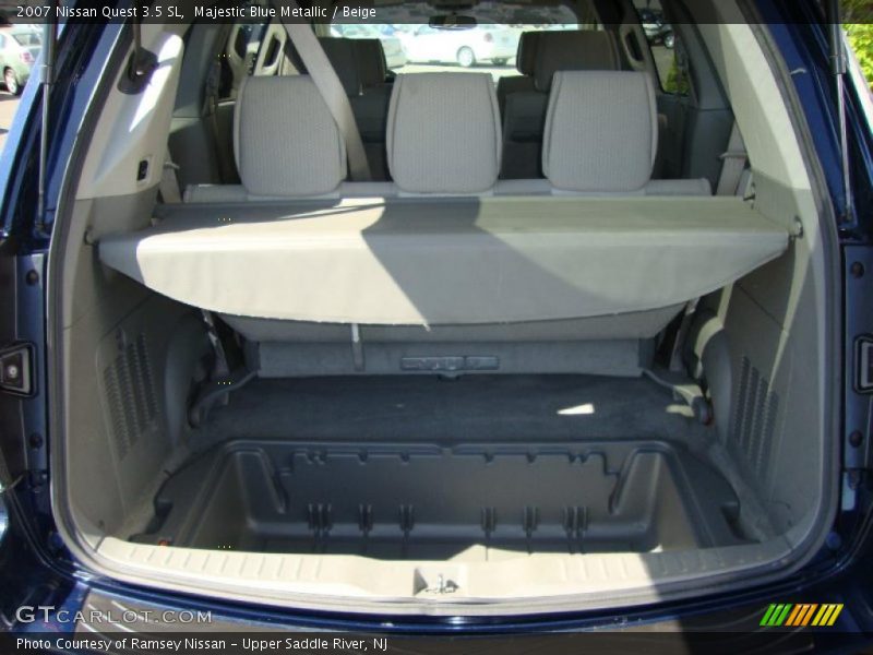 Majestic Blue Metallic / Beige 2007 Nissan Quest 3.5 SL