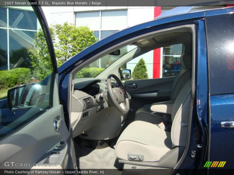 Majestic Blue Metallic / Beige 2007 Nissan Quest 3.5 SL