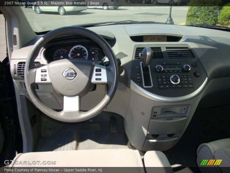 Majestic Blue Metallic / Beige 2007 Nissan Quest 3.5 SL