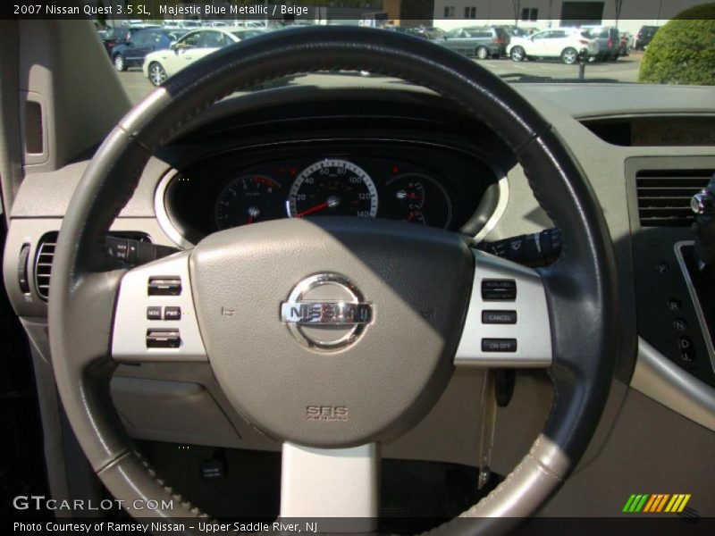 Majestic Blue Metallic / Beige 2007 Nissan Quest 3.5 SL