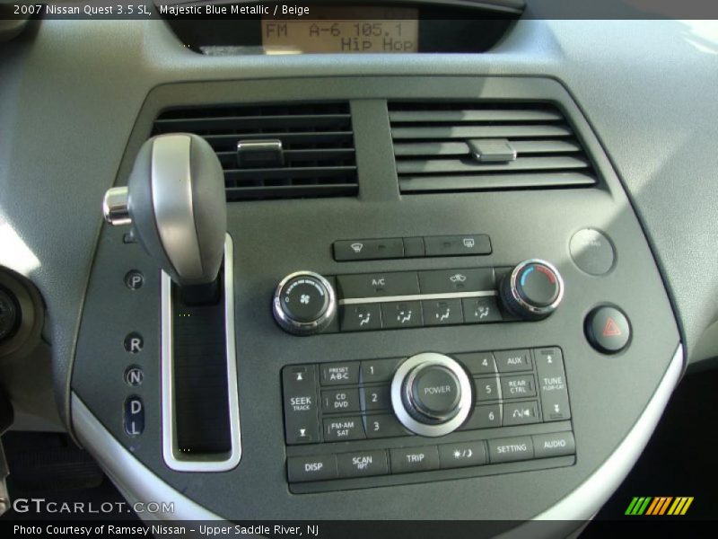 Majestic Blue Metallic / Beige 2007 Nissan Quest 3.5 SL