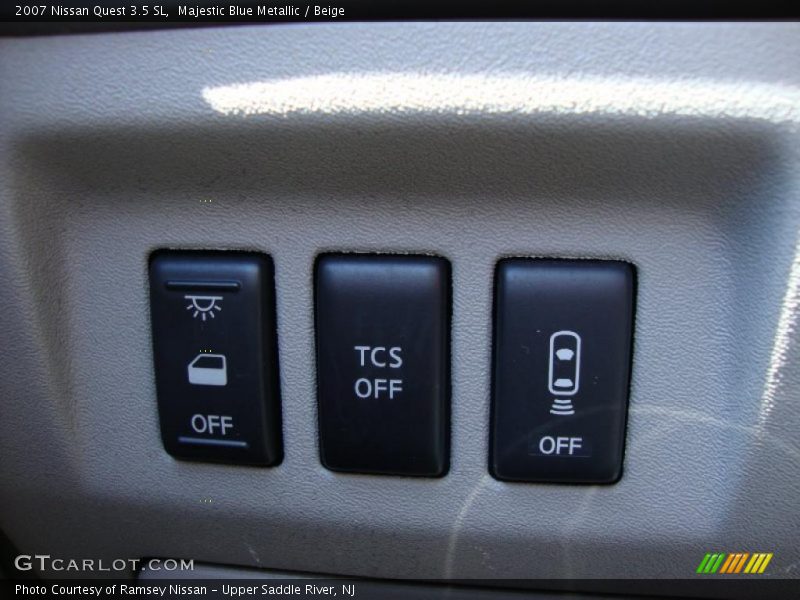 Majestic Blue Metallic / Beige 2007 Nissan Quest 3.5 SL