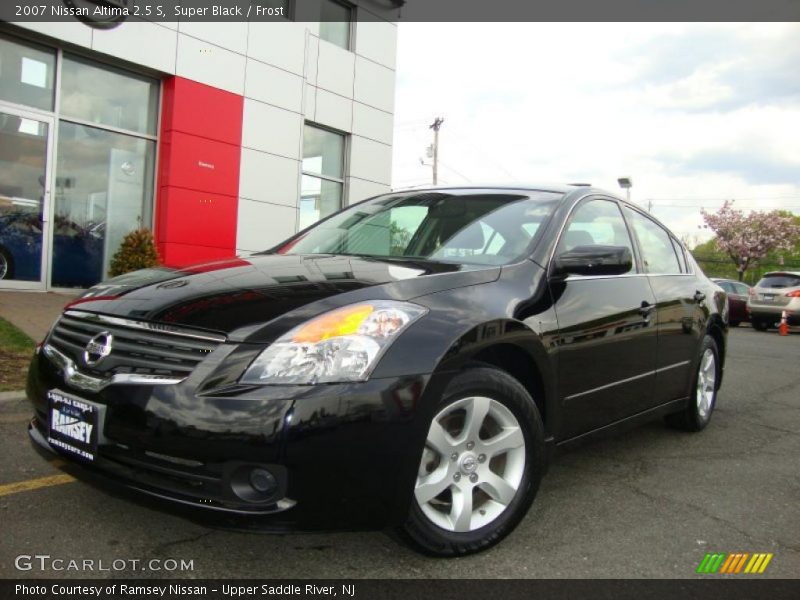 Super Black / Frost 2007 Nissan Altima 2.5 S