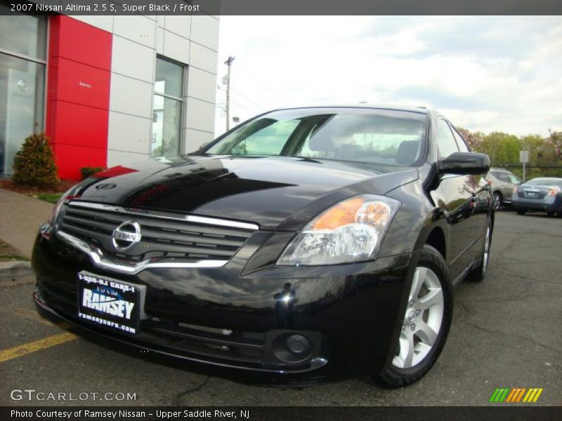 Super Black / Frost 2007 Nissan Altima 2.5 S