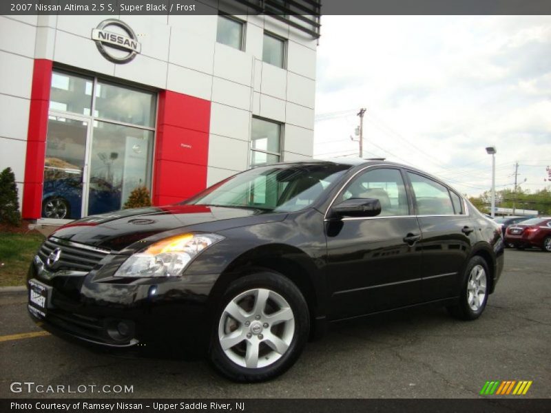 Super Black / Frost 2007 Nissan Altima 2.5 S