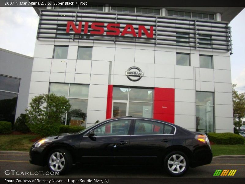 Super Black / Frost 2007 Nissan Altima 2.5 S