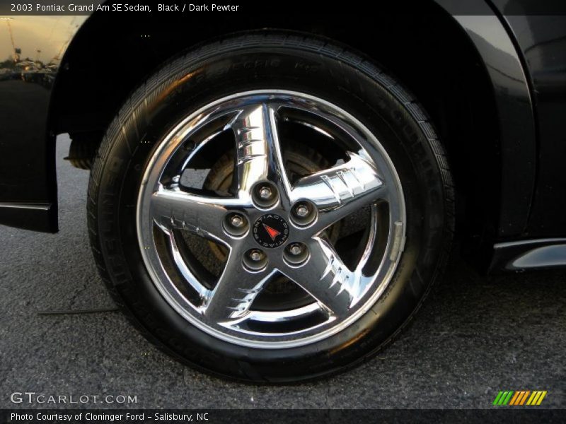 Black / Dark Pewter 2003 Pontiac Grand Am SE Sedan