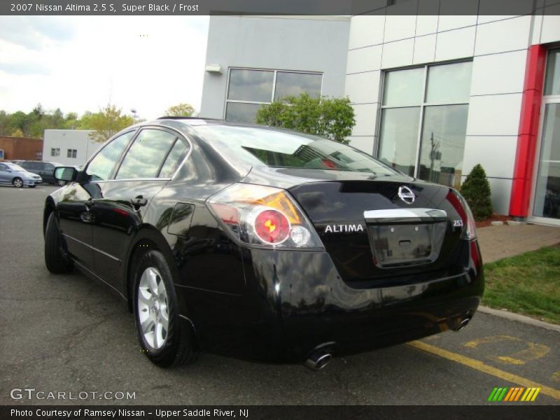 Super Black / Frost 2007 Nissan Altima 2.5 S