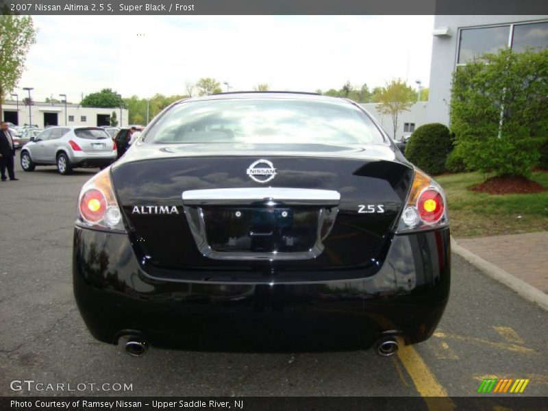 Super Black / Frost 2007 Nissan Altima 2.5 S
