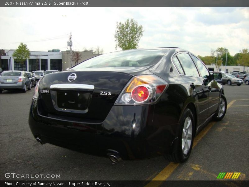 Super Black / Frost 2007 Nissan Altima 2.5 S