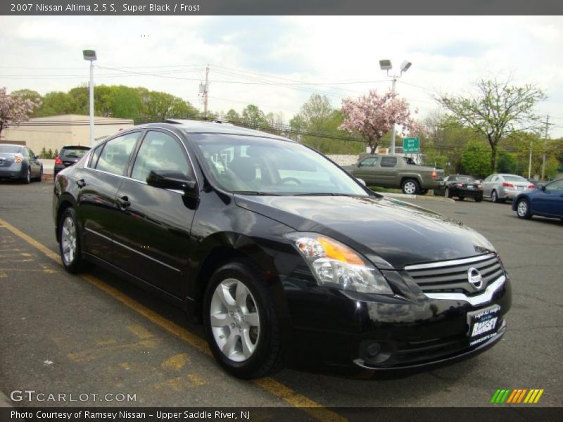 Super Black / Frost 2007 Nissan Altima 2.5 S