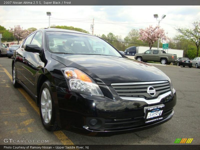Super Black / Frost 2007 Nissan Altima 2.5 S