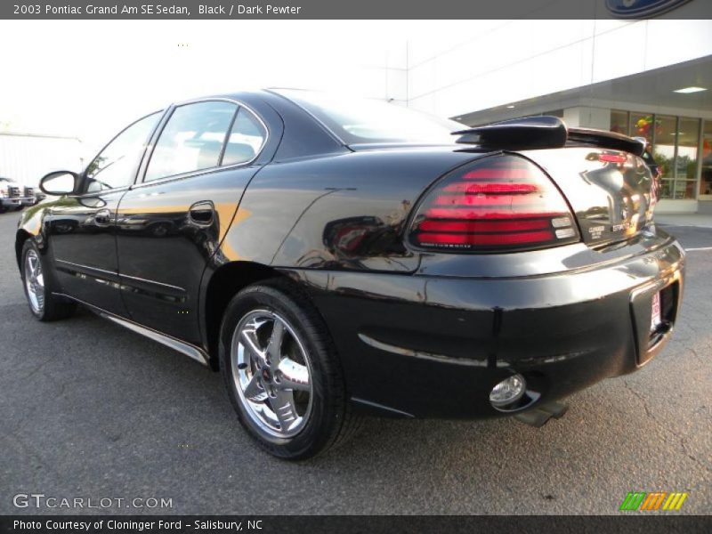 Black / Dark Pewter 2003 Pontiac Grand Am SE Sedan