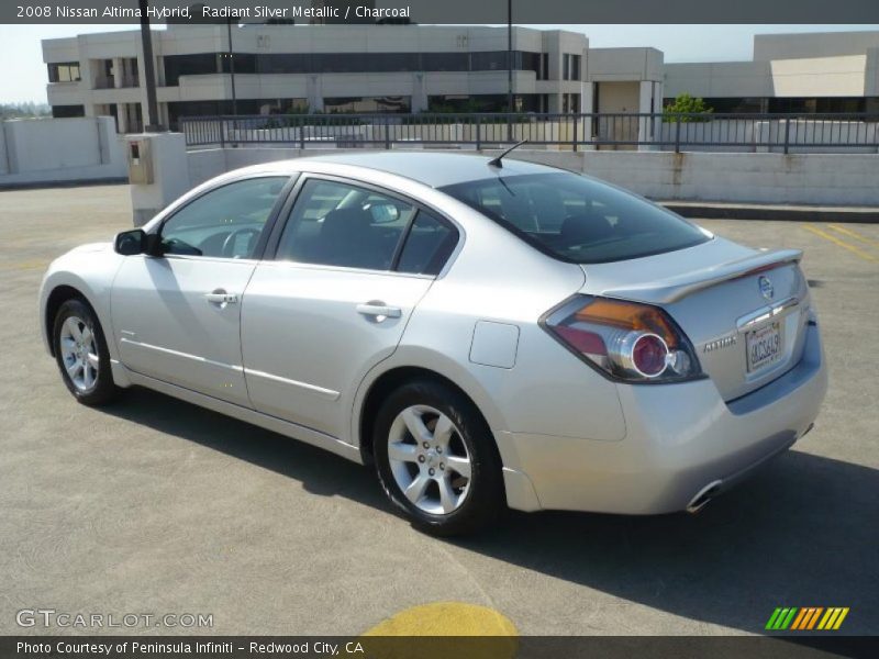 Radiant Silver Metallic / Charcoal 2008 Nissan Altima Hybrid