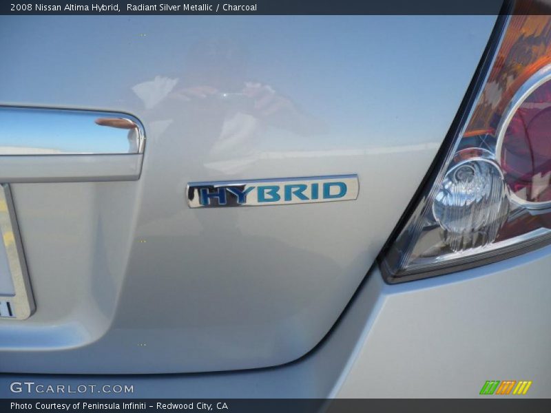 Radiant Silver Metallic / Charcoal 2008 Nissan Altima Hybrid