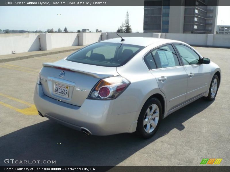 Radiant Silver Metallic / Charcoal 2008 Nissan Altima Hybrid