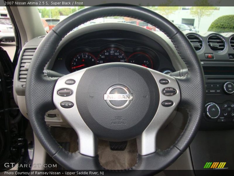 Super Black / Frost 2007 Nissan Altima 2.5 S