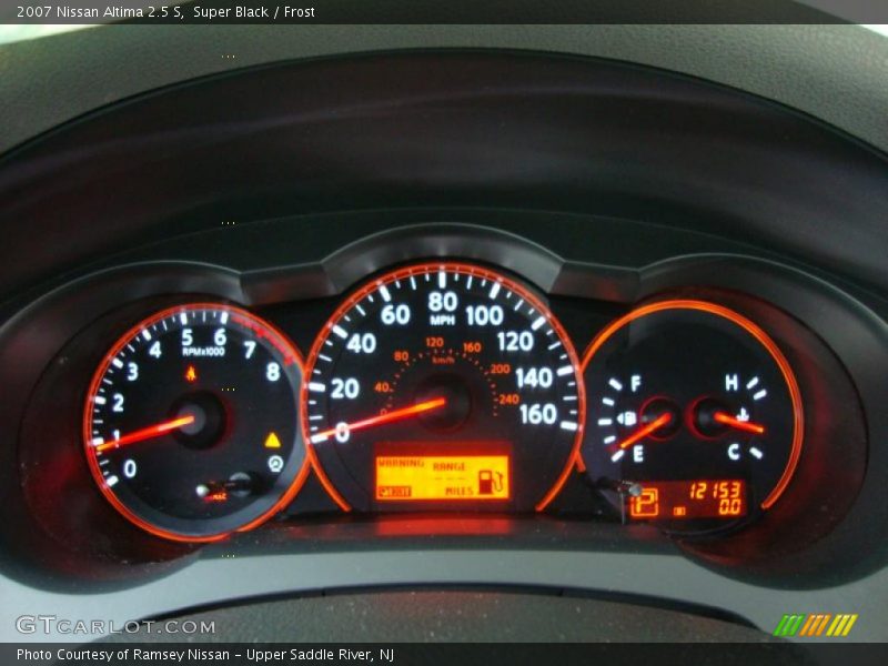 Super Black / Frost 2007 Nissan Altima 2.5 S