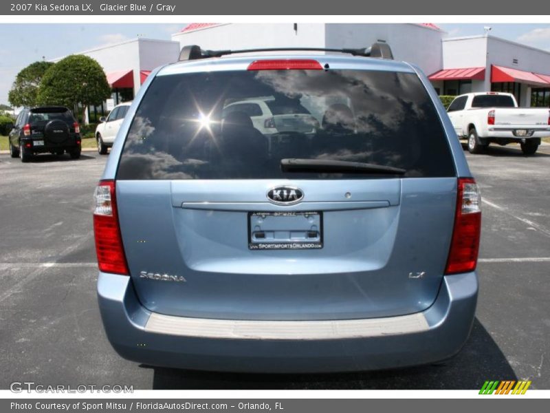 Glacier Blue / Gray 2007 Kia Sedona LX