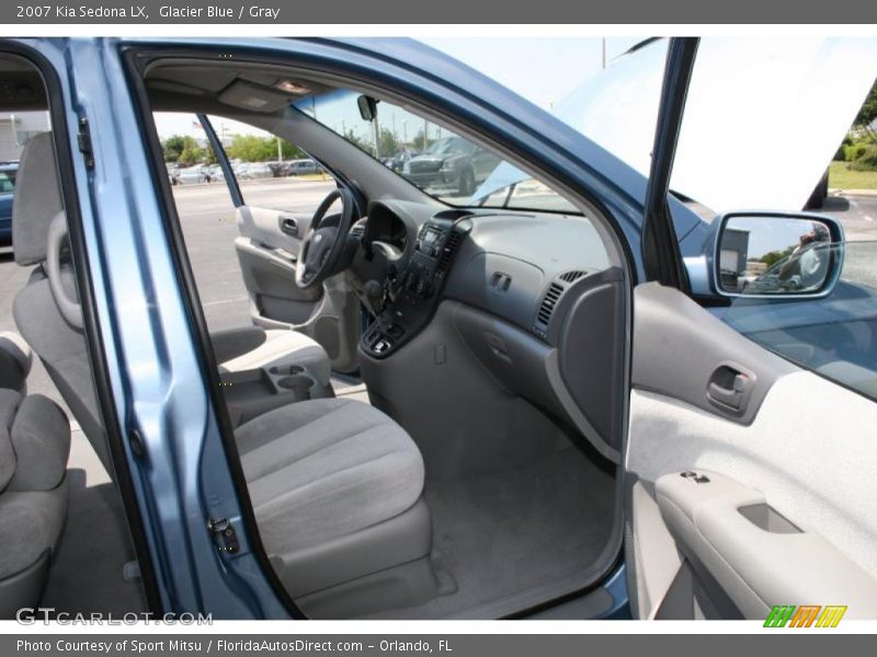 Glacier Blue / Gray 2007 Kia Sedona LX