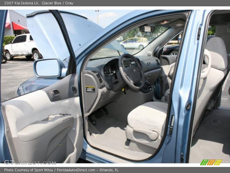 Glacier Blue / Gray 2007 Kia Sedona LX