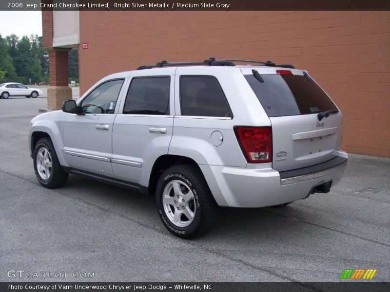 Bright Silver Metallic / Medium Slate Gray 2006 Jeep Grand Cherokee Limited