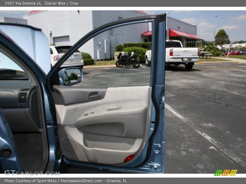 Glacier Blue / Gray 2007 Kia Sedona LX