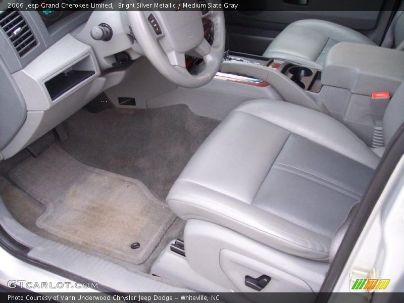 Bright Silver Metallic / Medium Slate Gray 2006 Jeep Grand Cherokee Limited