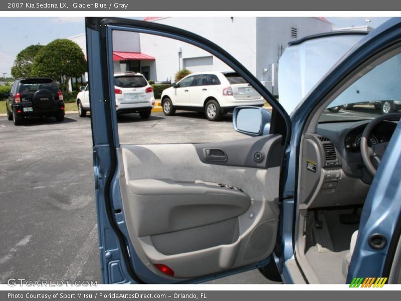Glacier Blue / Gray 2007 Kia Sedona LX