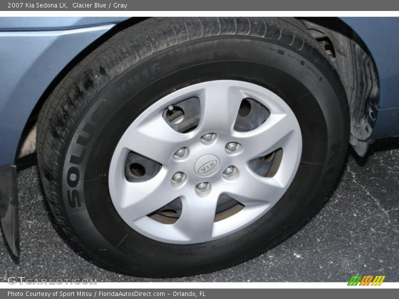 Glacier Blue / Gray 2007 Kia Sedona LX