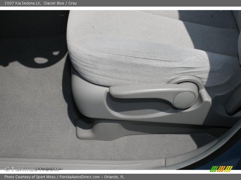 Glacier Blue / Gray 2007 Kia Sedona LX