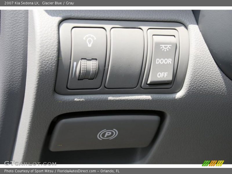 Glacier Blue / Gray 2007 Kia Sedona LX