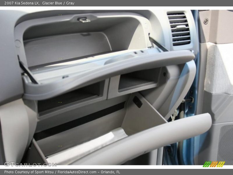 Glacier Blue / Gray 2007 Kia Sedona LX