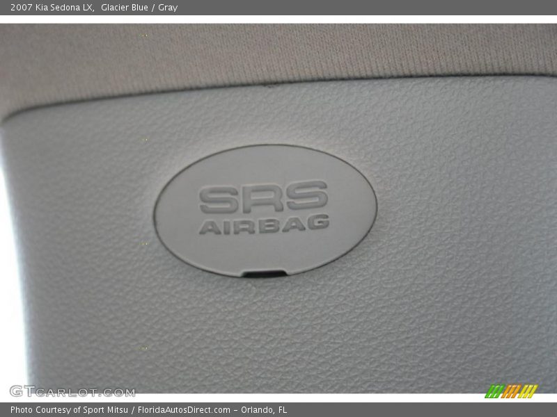 Glacier Blue / Gray 2007 Kia Sedona LX