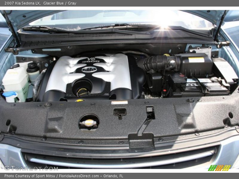 Glacier Blue / Gray 2007 Kia Sedona LX