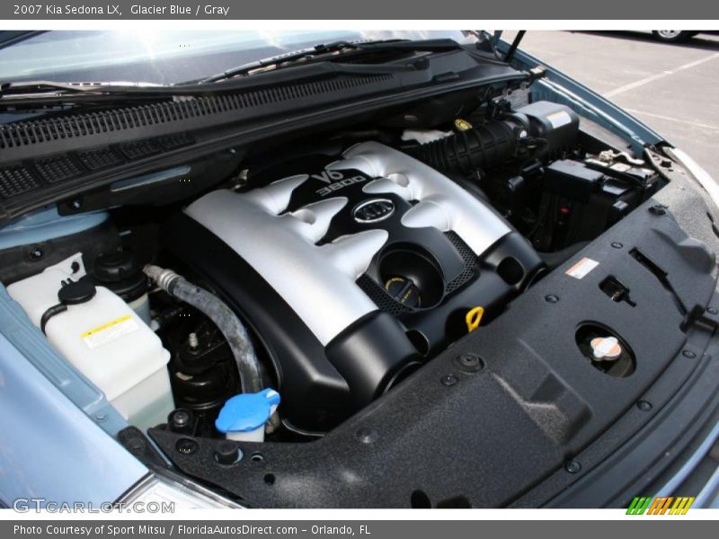 Glacier Blue / Gray 2007 Kia Sedona LX