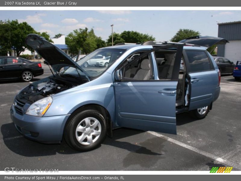 Glacier Blue / Gray 2007 Kia Sedona LX