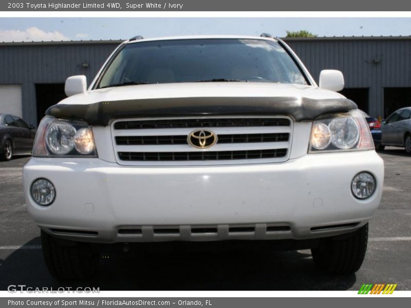 Super White / Ivory 2003 Toyota Highlander Limited 4WD